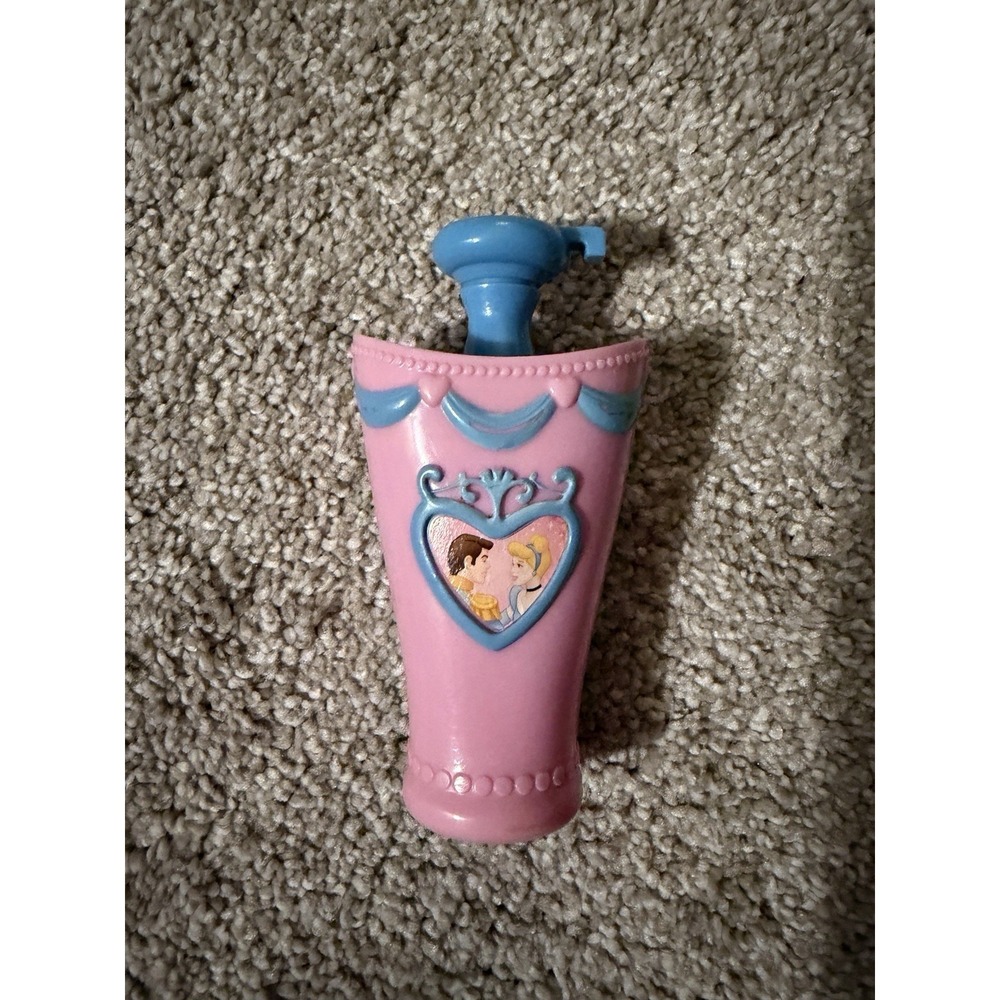 Vintage Disney Princess Cinderella Talking Vanity Replacement Lotion Bottle